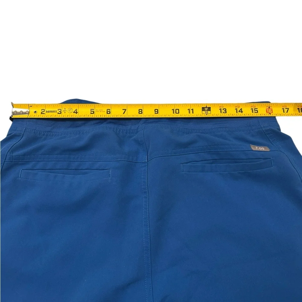 Figs Pocketed Scrub Drawstring Pants in‎ Blue Large